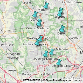 Mappa Via Sempione, 20814 Varedo MB, Italia (4.30071)