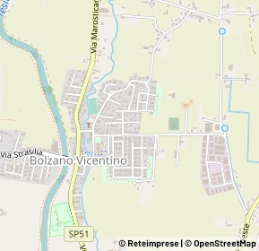 Mappa Via armando diaz, 36050 Bolzano Vicentino VI, Italia (0.25769)