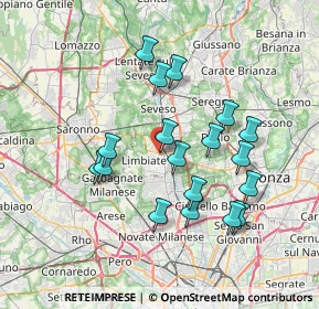 Mappa Via Brescia, 20813 Bovisio-Masciago MB, Italia (6.71222)