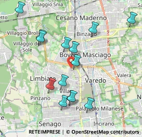 Mappa Via Brescia, 20813 Bovisio-Masciago MB, Italia (2.01)