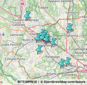 Mappa Via Antonio Stoppani, 20025 Legnano MI, Italia (4.82083)
