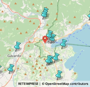 Mappa Via del Panorama, 25087 Salò BS, Italia (4.85769)