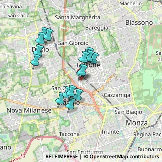 Mappa Via P. Borsieri, 20851 Lissone MB, Italia (1.52)