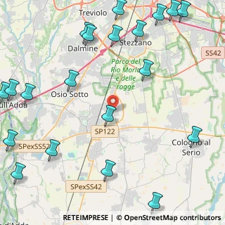 Mappa Via Dante Alighieri, 24049 Verdello BG, Italia (6.4155)