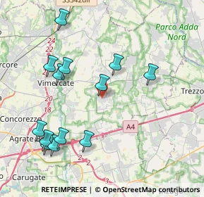 Mappa Via E. Fermi, 20876 Ornago MB, Italia (4.37385)