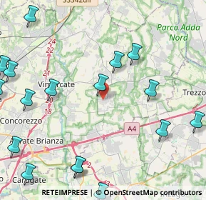 Mappa Via E. Fermi, 20876 Ornago MB, Italia (6.267)