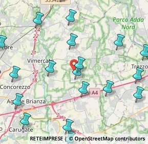 Mappa Via E. Fermi, 20876 Ornago MB, Italia (5.498)