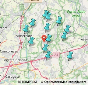 Mappa Via E. Fermi, 20876 Ornago MB, Italia (3.18154)