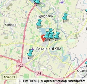 Mappa Via della Libertà, 31032 Casale sul Sile TV, Italia (2.30167)