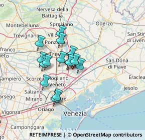 Mappa Via della Libertà, 31032 Casale sul Sile TV, Italia (9.87133)