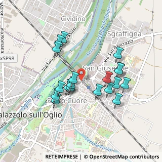 Mappa Via Guglielmo Marconi, 25035 Palazzolo sull'Oglio BS, Italia (0.408)