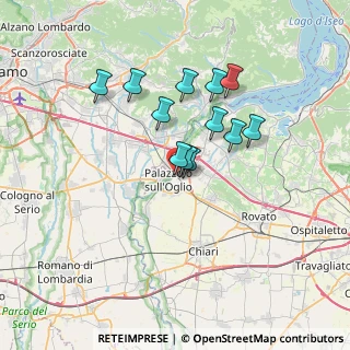 Mappa Via Guglielmo Marconi, 25035 Palazzolo sull'Oglio BS, Italia (5.56833)