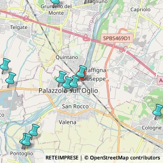 Mappa Via Guglielmo Marconi, 25035 Palazzolo sull'Oglio BS, Italia (3.105)