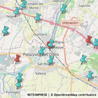 Mappa Via Guglielmo Marconi, 25035 Palazzolo sull'Oglio BS, Italia (3.522)