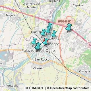Mappa Via Guglielmo Marconi, 25035 Palazzolo sull'Oglio BS, Italia (1.21182)