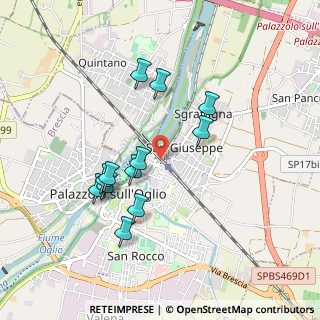 Mappa Vicolo Cave, 25036 Palazzolo sull'Oglio BS, Italia (0.84333)