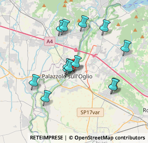 Mappa 25035 Palazzolo sull'Oglio BS, Italia (3.38769)