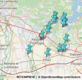 Mappa Via Nicolo Paganini, 25036 Palazzolo sull'Oglio BS, Italia (7.43067)