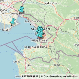 Mappa Via Trieste, 34015 Muggia TS, Italia (9.80727)