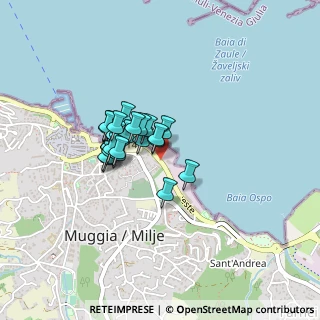 Mappa Via Trieste, 34015 Muggia TS, Italia (0.3)