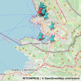 Mappa Via Trieste, 34015 Muggia TS, Italia (4.80556)
