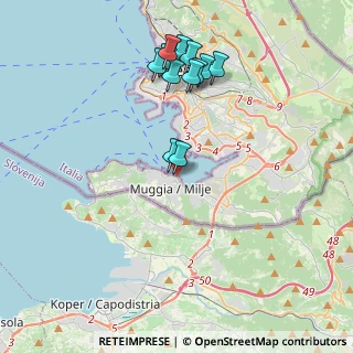 Mappa Via Trieste, 34015 Muggia TS, Italia (3.8775)