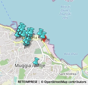 Mappa Via Trieste, 34015 Muggia TS, Italia (0.455)
