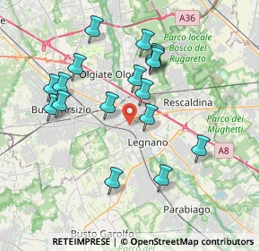 Mappa Via Premuda, 20025 Legnano MI, Italia (3.61529)