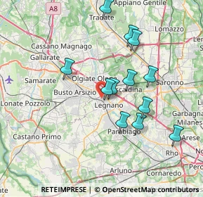 Mappa Via Premuda, 20025 Legnano MI, Italia (6.81917)
