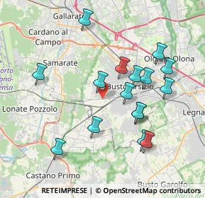 Mappa Via Giovanni Amendola, 21052 Busto Arsizio VA, Italia (3.7325)