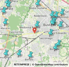 Mappa Via Giovanni Amendola, 21052 Busto Arsizio VA, Italia (3.024)
