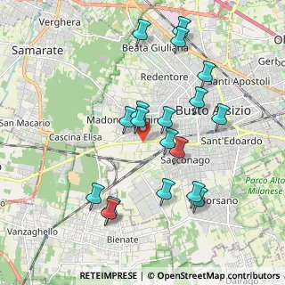 Mappa Via Giovanni Amendola, 21052 Busto Arsizio VA, Italia (1.90389)