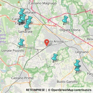 Mappa Vicolo Mirandola, 21052 Busto Arsizio VA, Italia (5.77545)