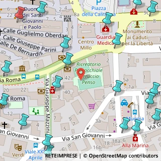 Mappa Via Tonello Giuseppe, 34015 Muggia TS, Italia (0.1125)