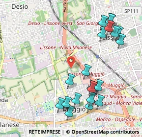 Mappa Via Treviso, 20835 Muggiò MB, Italia (1.172)