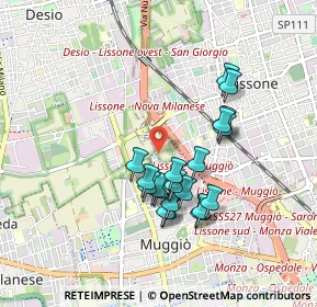 Mappa Via Treviso, 20835 Muggiò MB, Italia (0.7685)