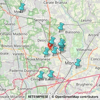 Mappa Via Treviso, 20835 Muggiò MB, Italia (3.31909)