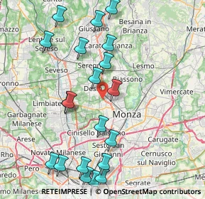 Mappa Via Treviso, 20835 Muggiò MB, Italia (9.27)
