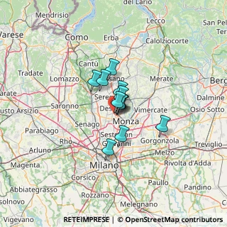 Mappa Via Treviso, 20835 Muggiò MB, Italia (6.40667)