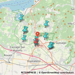 Mappa SP BS, 25050 Rodengo-saiano BS, Italia (3.09917)