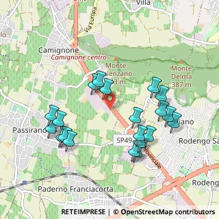 Mappa SP BS, 25050 Rodengo-saiano BS, Italia (0.9725)