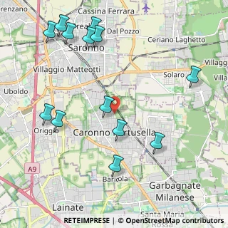Mappa Via Natale Cattaneo, 21042 Caronno Pertusella VA, Italia (2.50692)