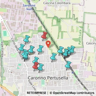 Mappa Via Natale Cattaneo, 21042 Caronno Pertusella VA, Italia (0.4805)