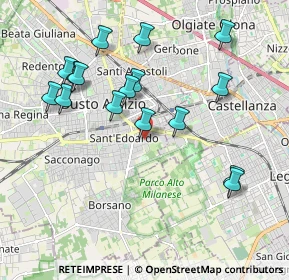 Mappa Via del Gallo, 21052 Busto Arsizio VA, Italia (1.99688)