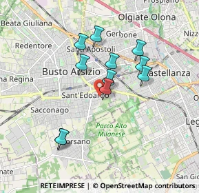 Mappa Via del Gallo, 21052 Busto Arsizio VA, Italia (1.52636)