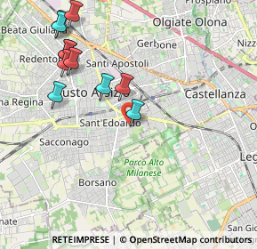 Mappa Via del Gallo, 21052 Busto Arsizio VA, Italia (2.21091)