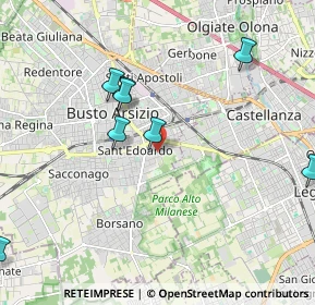 Mappa Via del Gallo, 21052 Busto Arsizio VA, Italia (2.70273)