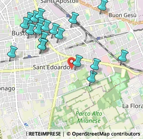 Mappa Via del Gallo, 21052 Busto Arsizio VA, Italia (1.1715)