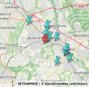 Mappa Via del Gallo, 21052 Busto Arsizio VA, Italia (2.92)