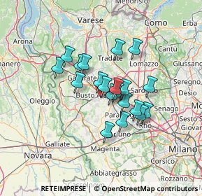 Mappa Via del Gallo, 21052 Busto Arsizio VA, Italia (9.591)